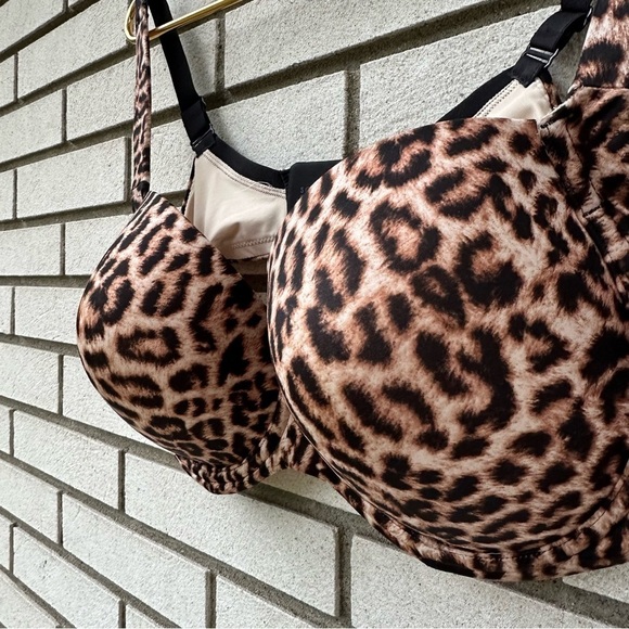 Soma Stunning Support Smooth Full Coverage Divine Leopard Bra Underwire 40DD - Picture 6 of 9